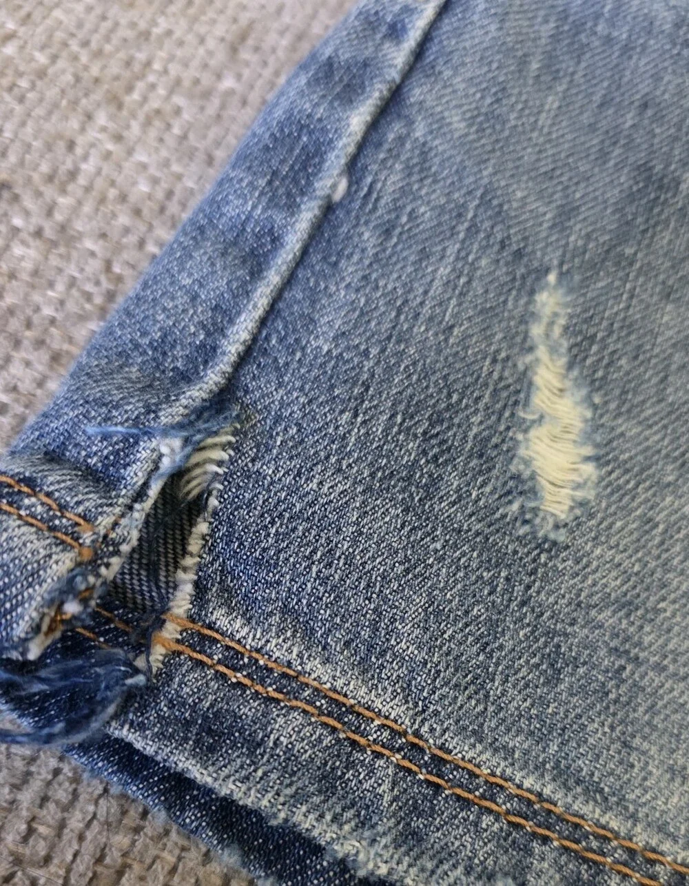 2K Vintage Hollister Denim Mini Skirt - Picture 3 of 6